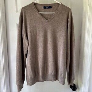 J Crew Cashmere Blend V Neck sweater Size Large